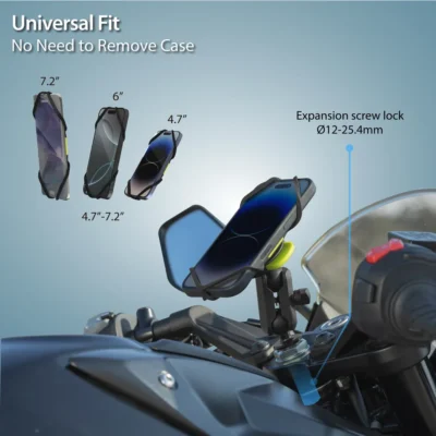 Alternative view of Motosiklet Telefon Tutucu Manyetik Kilit Sistemli - Moto Tie Connect Kit 3 | BikePro